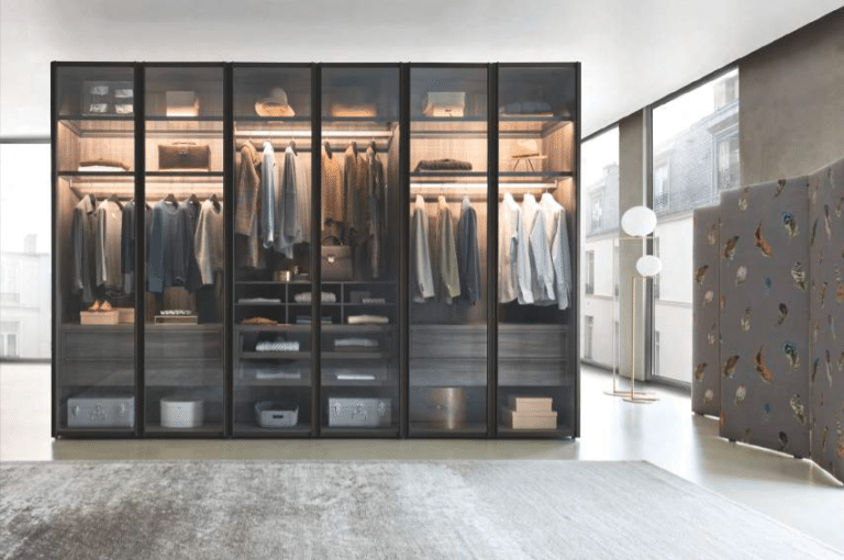 sangiacomo draaideurkast scrigno bruin open glas