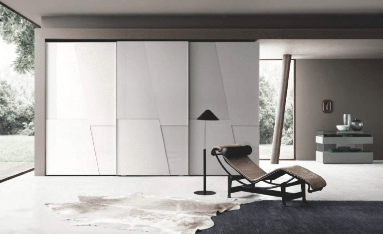 sangiacomo zweefdeurkast diagonal wit